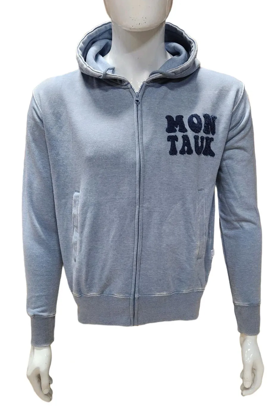 Adult Unisex Montauk The End Salty Vibes Zip-Up Hoodie