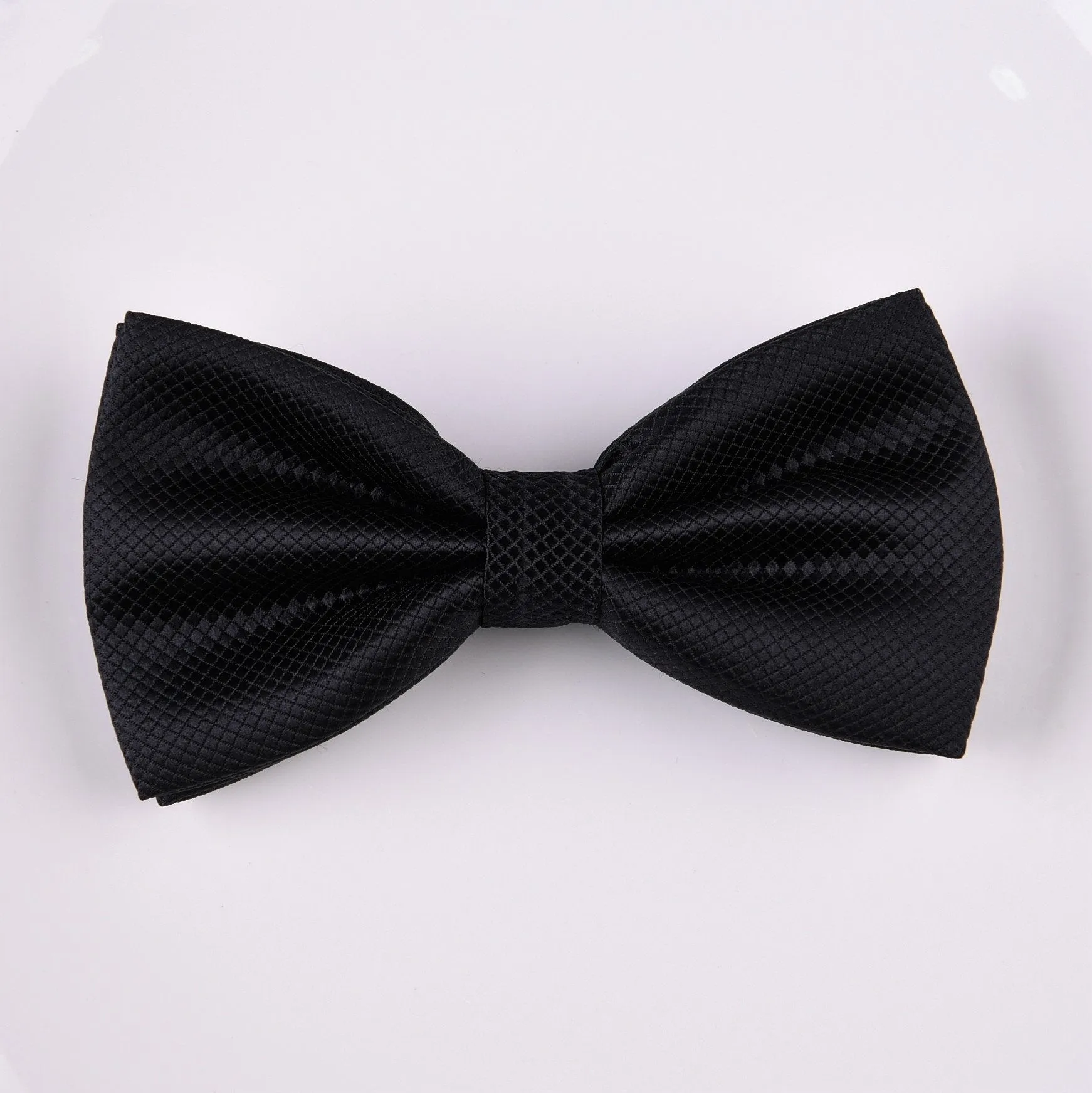 Black Diamond Marcella Formal Wedding Tuxedo Fashion Bow Tie