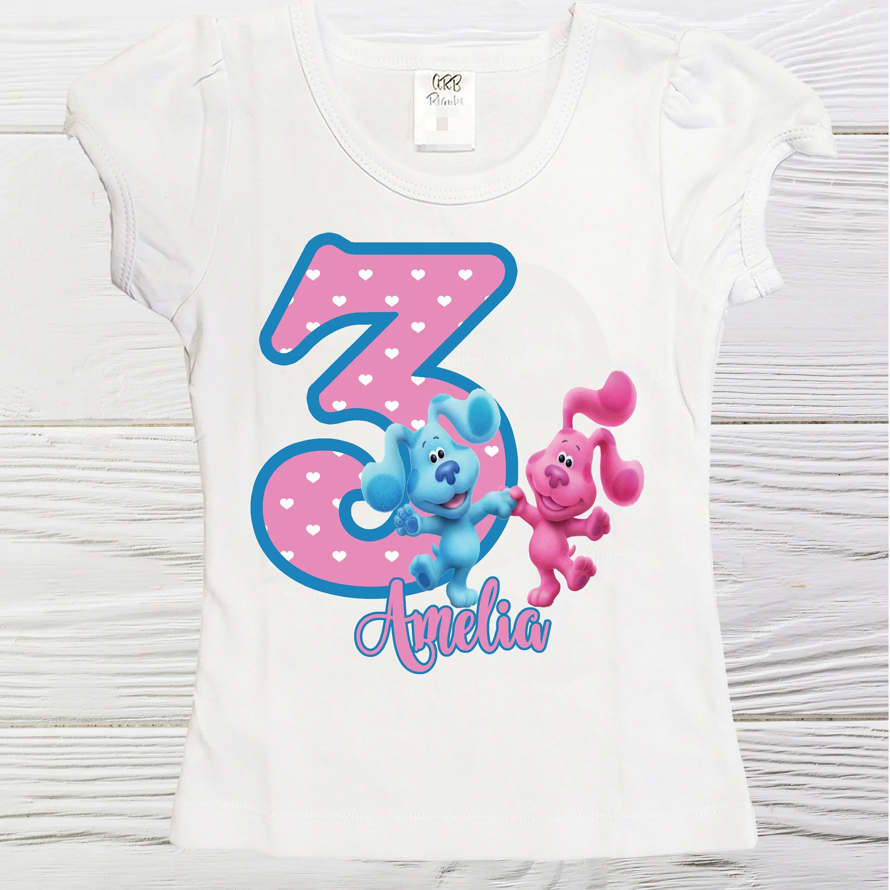 Blue Clues Shirt | Blues Clues Birthday Girls Shirt | Personalized Blues Clues Shirt | Kids Birthday Shirt |Blues Clues | Girls shirts