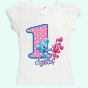 Blue Clues Shirt | Blues Clues Birthday Girls Shirt | Personalized Blues Clues Shirt | Kids Birthday Shirt |Blues Clues | Girls shirts