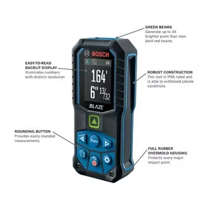 Bosch Professional Blaze Green-Beam 165' Laser Measure