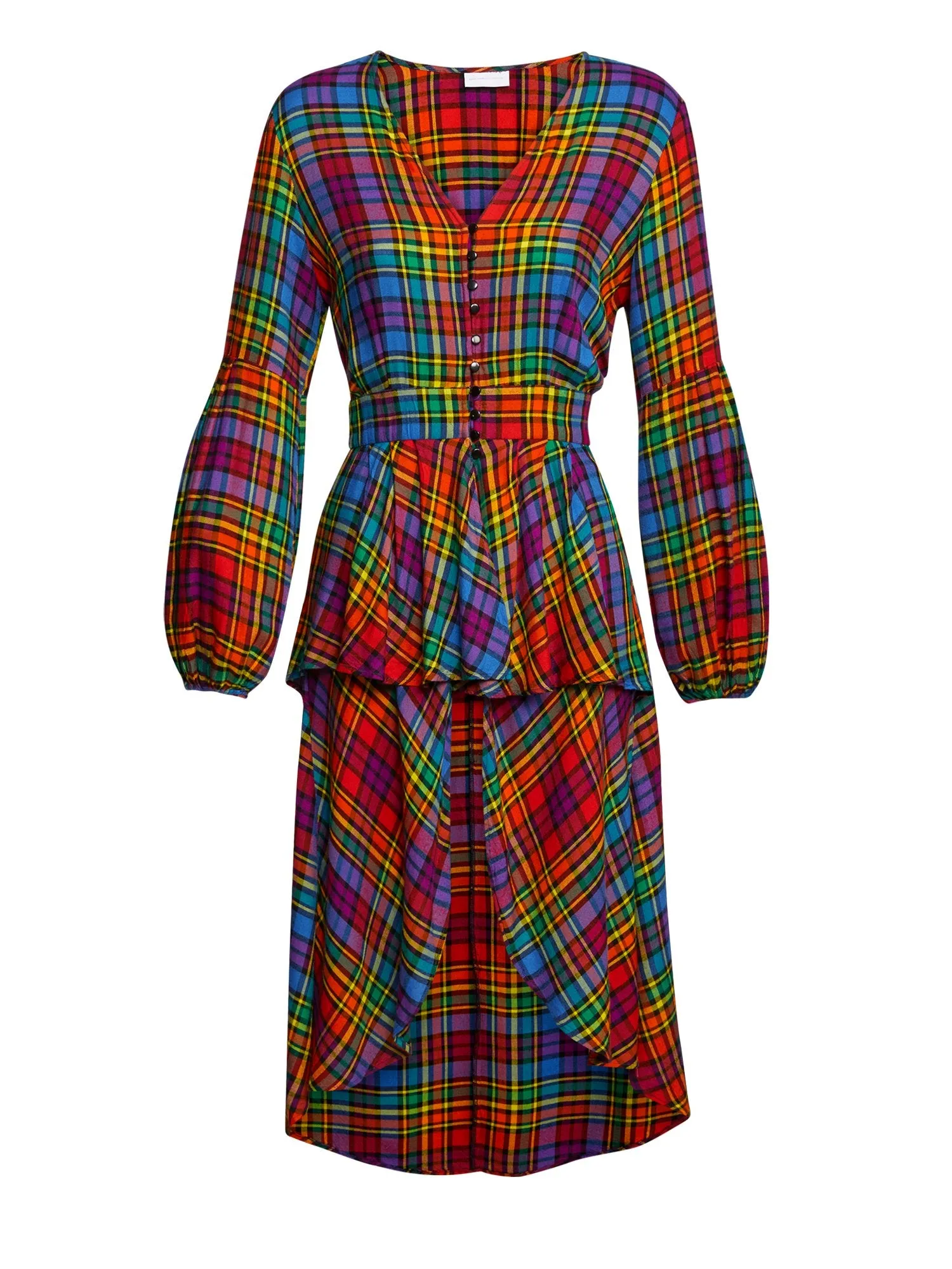 Buffalo Plaid Maxi Top