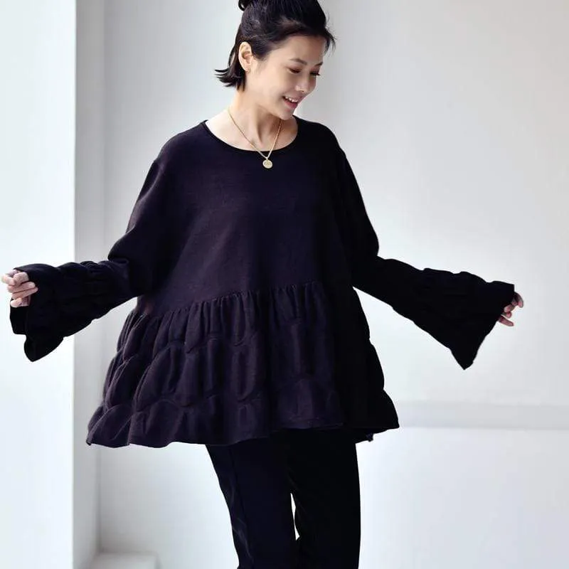 Clarissa Oversized Bell Sleeve Shirt