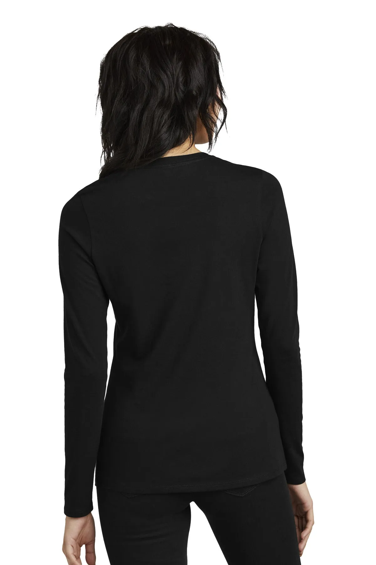 District Women's Perfect Blend CVC Long Sleeve Tee DT110