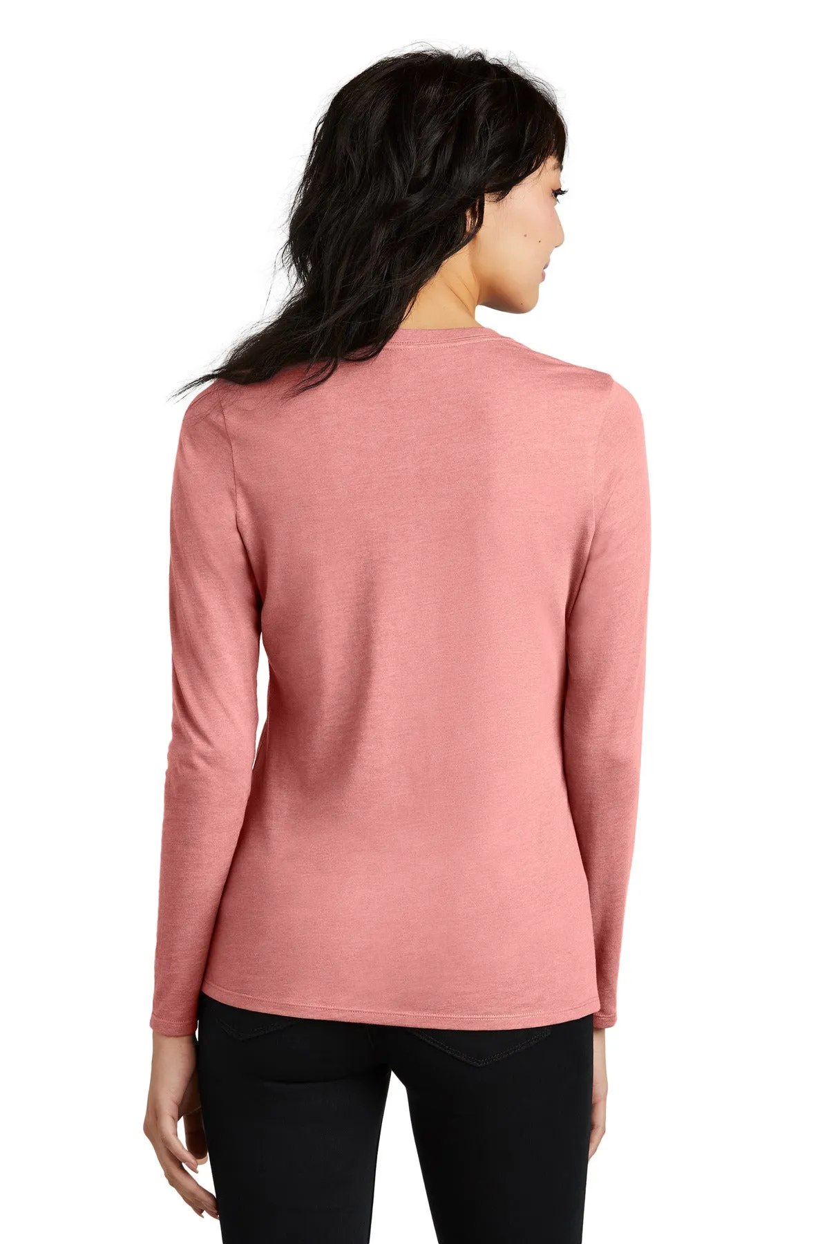 District Women's Perfect Blend CVC Long Sleeve Tee DT110