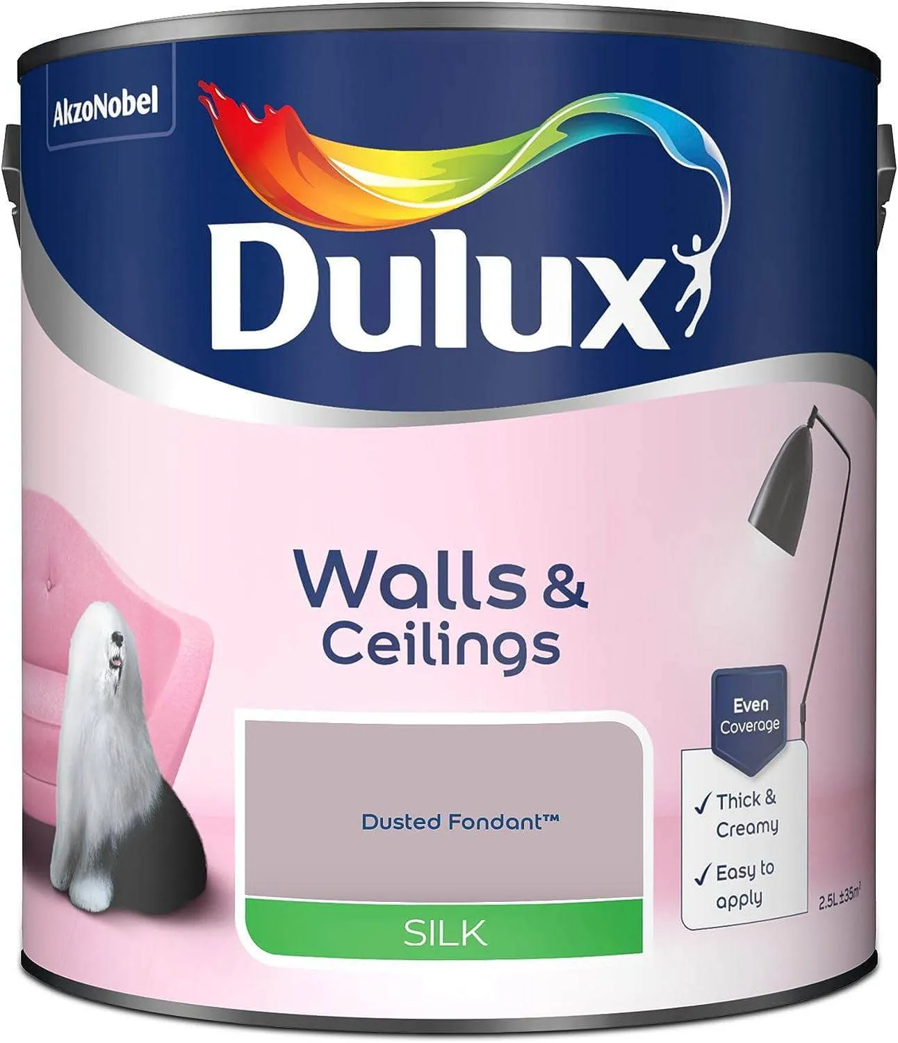 Dulux Silk Emulsion 2.5L - Dusted Fondant