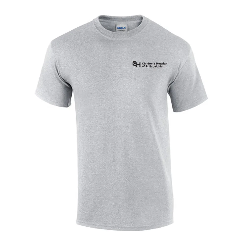 Gildan 6.1oz 100% Cotton Neutral Color T-Shirt With Black CHOP Logo