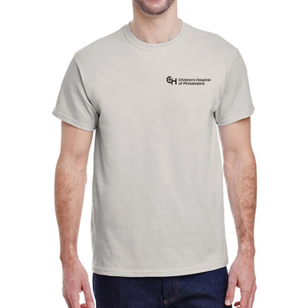 Gildan 6.1oz 100% Cotton Neutral Color T-Shirt With Black CHOP Logo