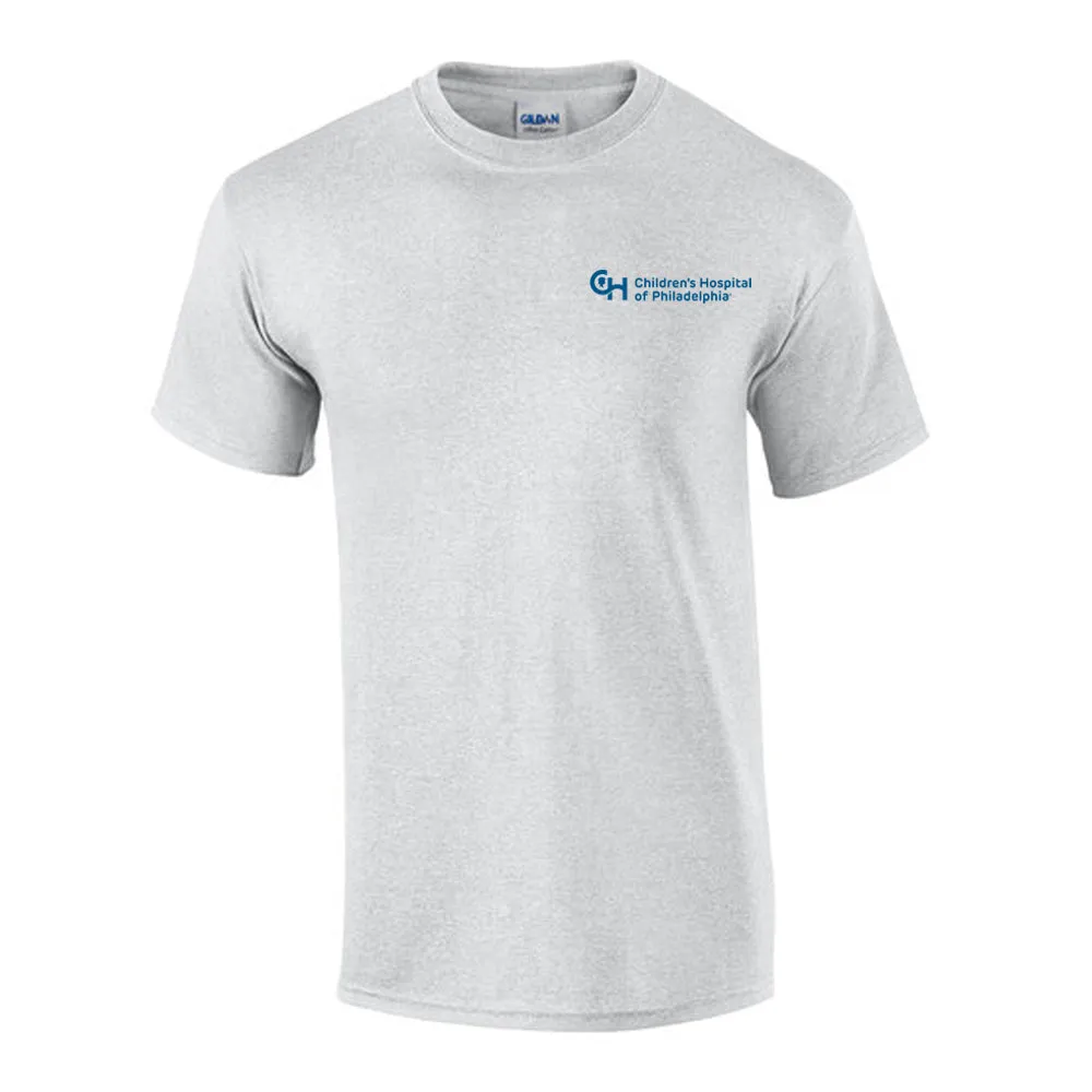 Gildan 6.1oz 100% Cotton Neutral Color T-Shirt With Blue CHOP Logo