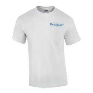 Gildan 6.1oz 100% Cotton Neutral Color T-Shirt With Blue CHOP Logo