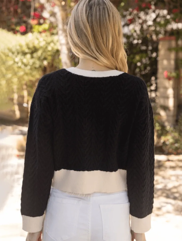 Heart Button Cardigan Sweater
