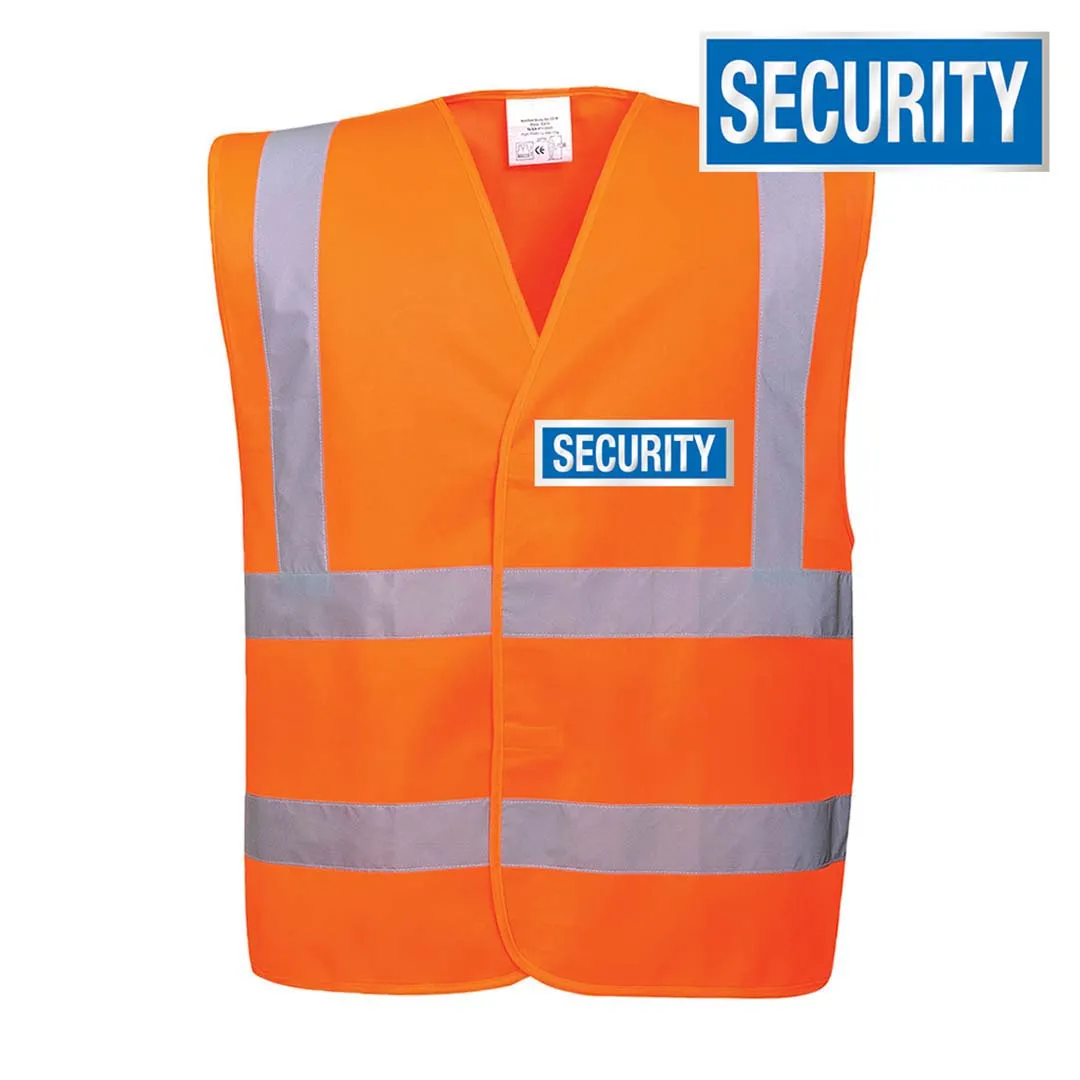 Hi-Vis Velcro Security Vest