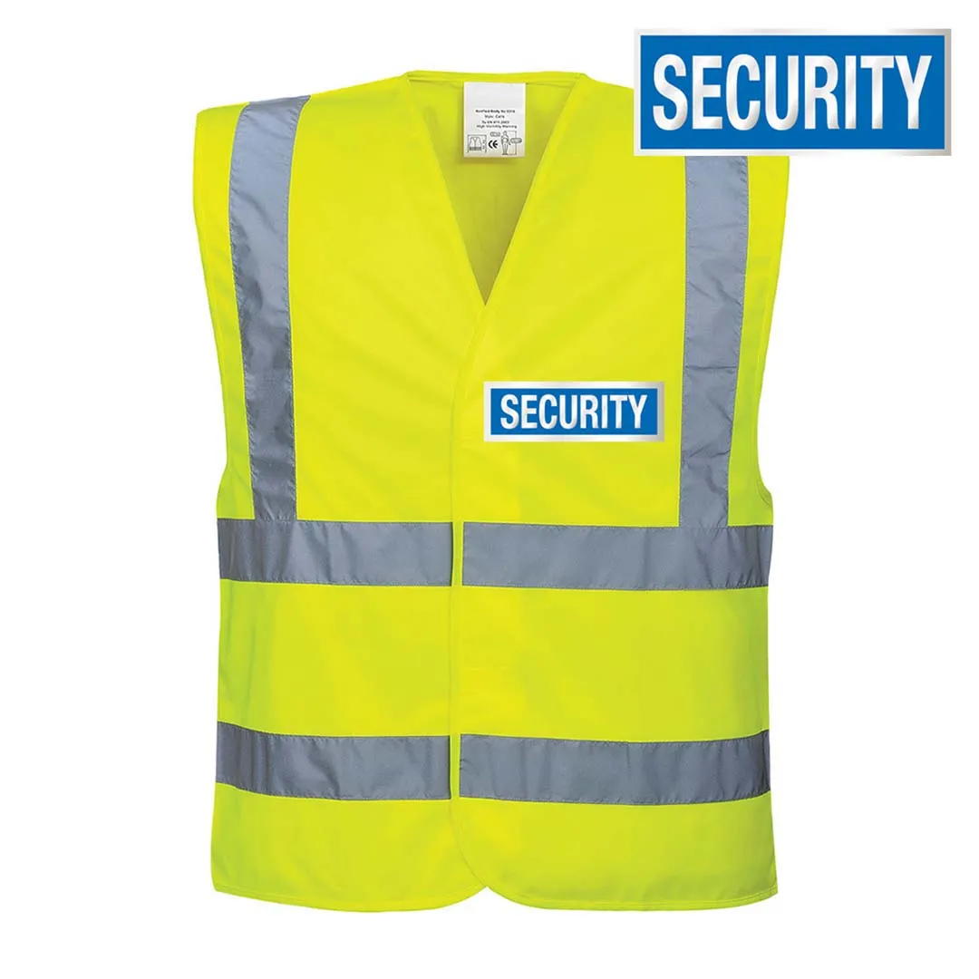Hi-Vis Velcro Security Vest