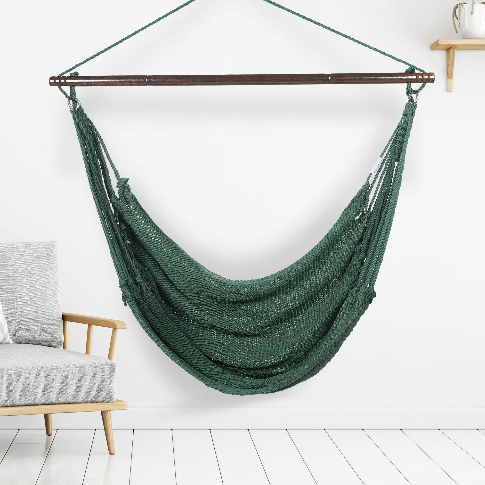 Jumbo Caribbean Hammock Chair - Green