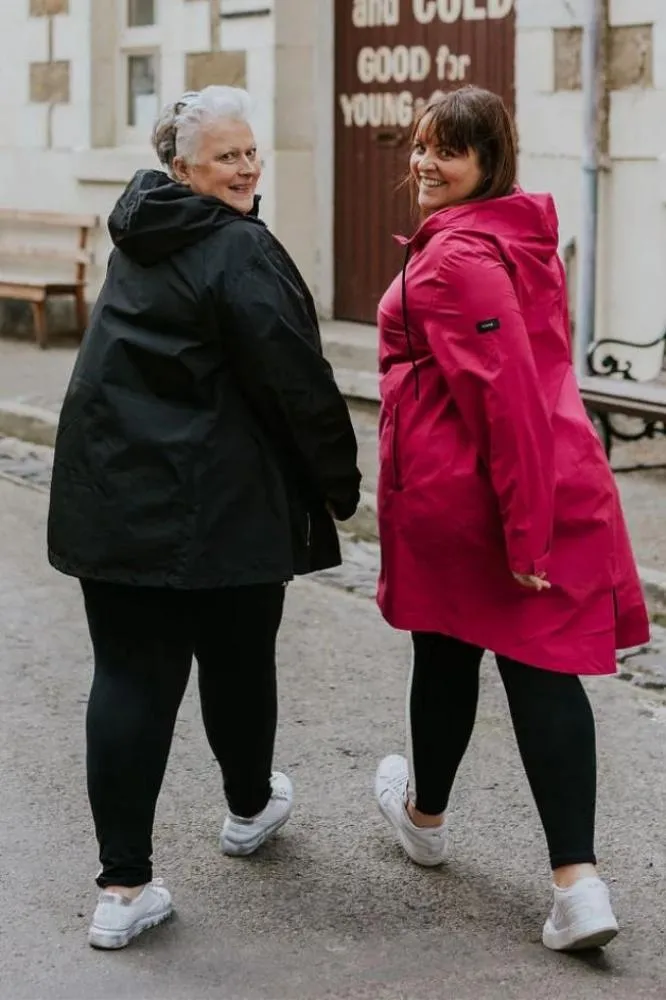 Moke Georgie Raincoat Fuchsia