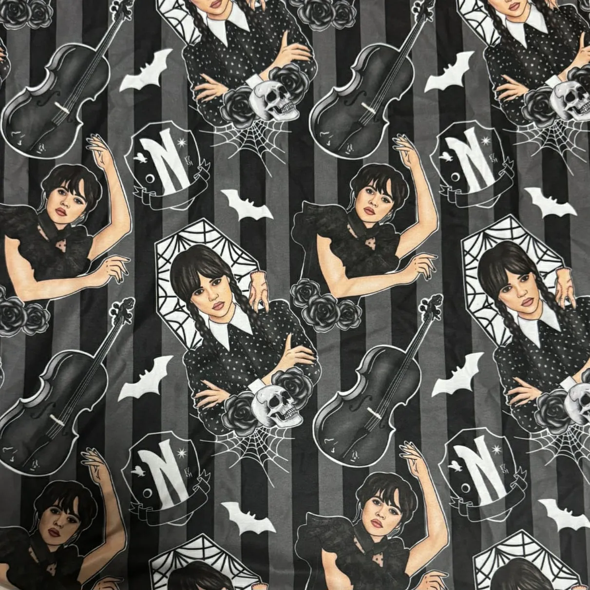 Pre-Order: Nevermore Wednesday Leggings (Semi-Exclusive)