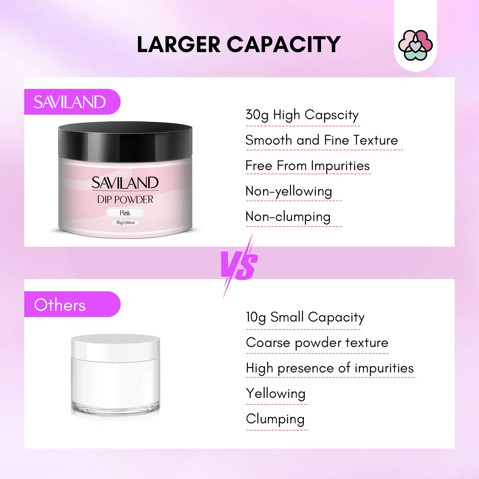 [US ONLY] Instant Nail Repair Kit - Pink & White Dipping Powder with Nail Glue