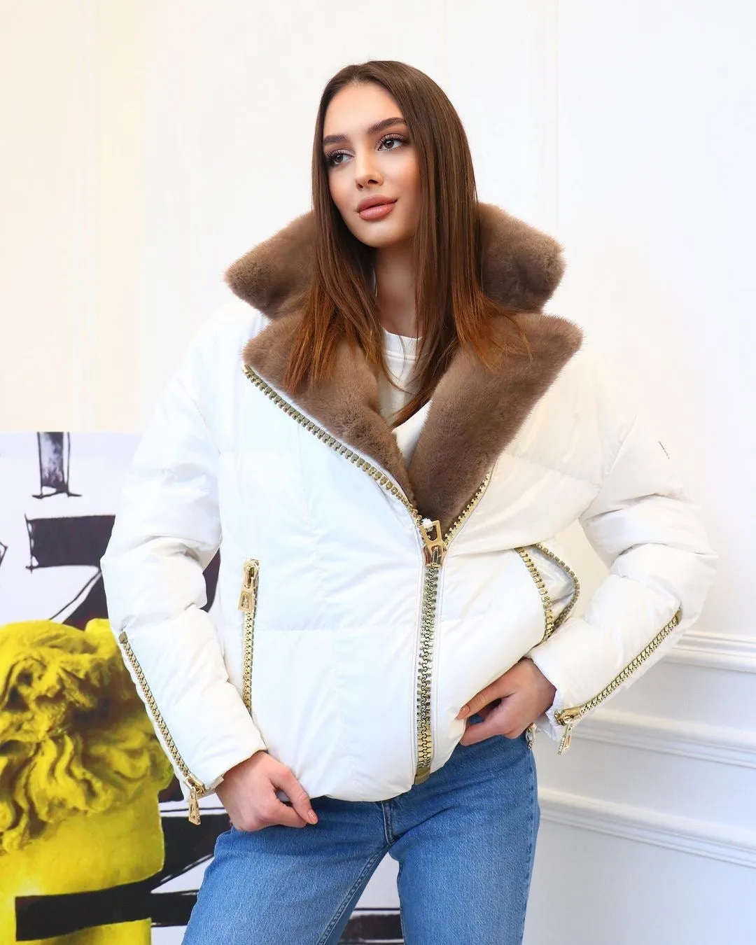 Venus Genuine Scandinavian Mink Fur Freudenberg Comfortemp® Jacket