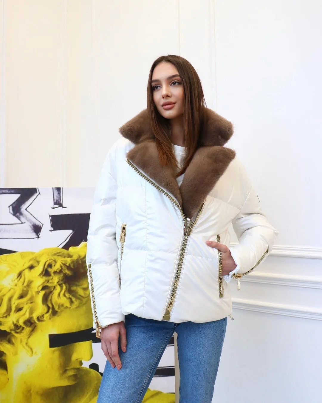 Venus Genuine Scandinavian Mink Fur Freudenberg Comfortemp® Jacket